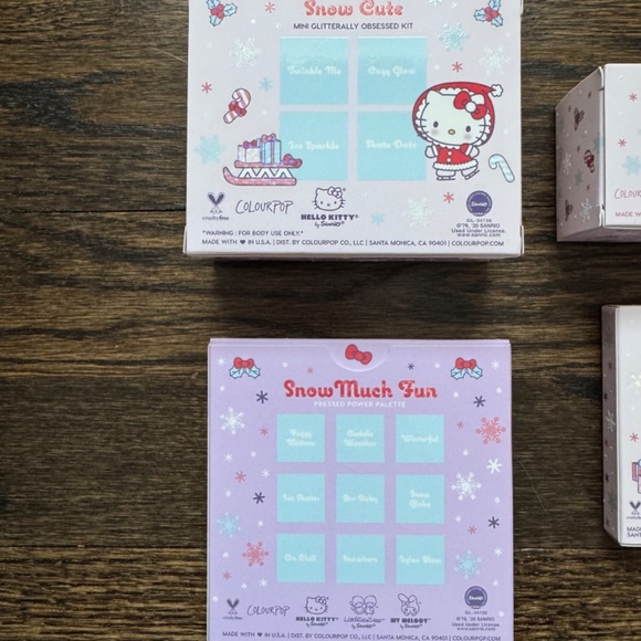 Colourpop x Hello Kitty Snow Much Fun Makeup Set Full Collection | NWT - Picture 3 of 4